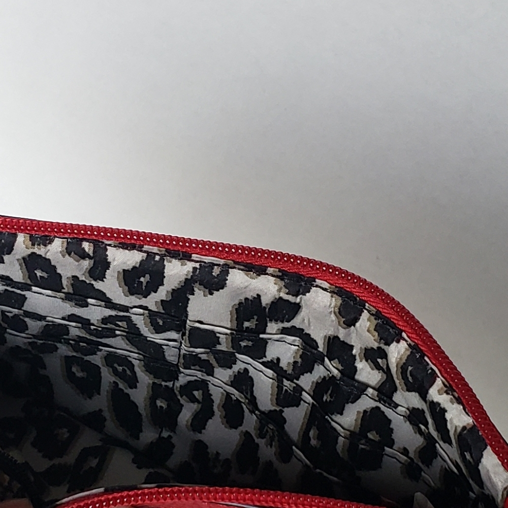 Nine West Wristlet Leopard Print Lined - image 8